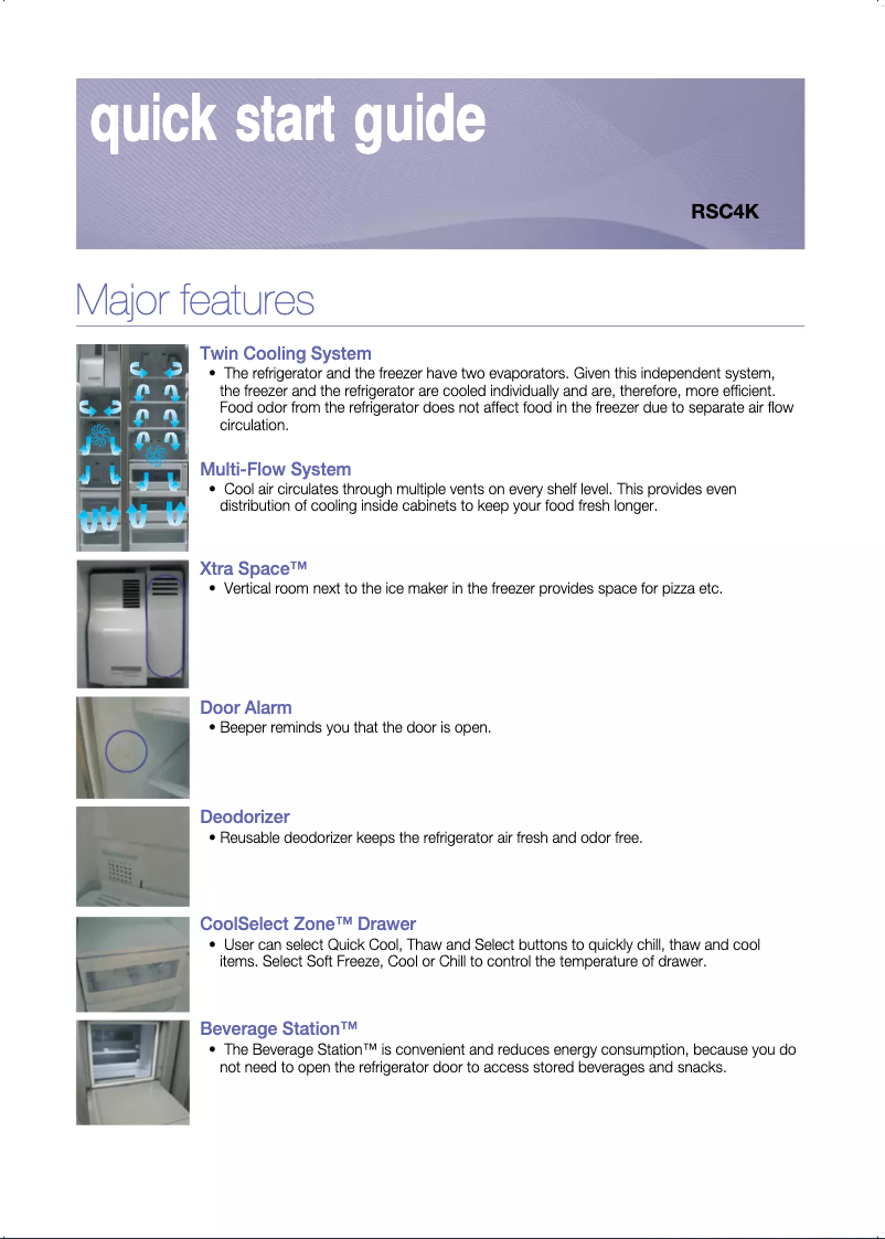 Image de la première page du manuel de l'appareil K70KWSW