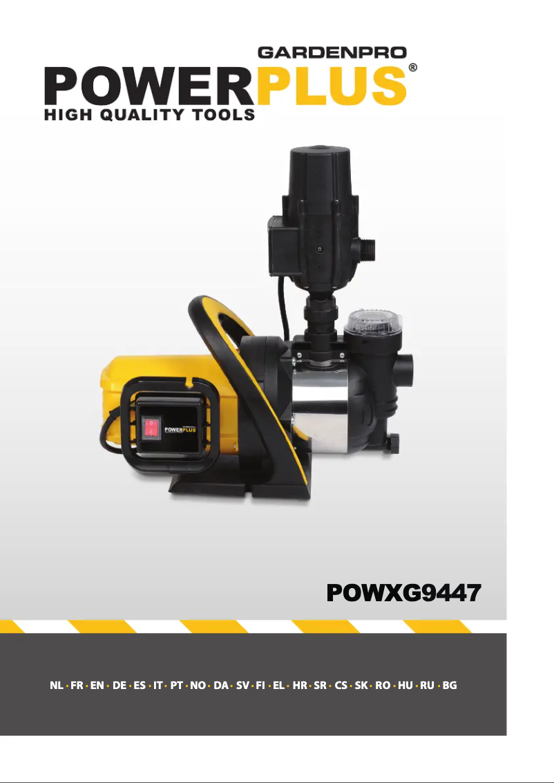 Page n°1 - Manuel utilisateur PowerPlus POWXG9447