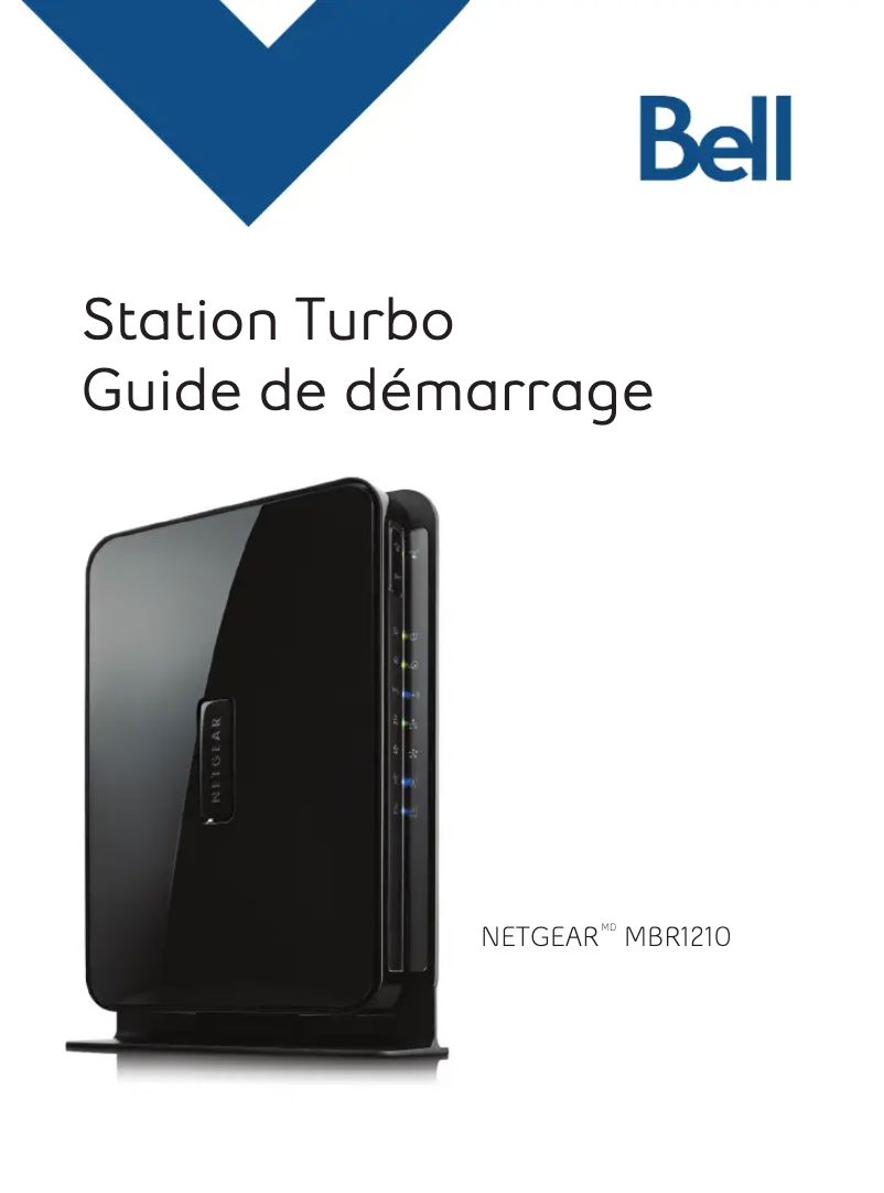 Page 1 de la notice Manuel utilisateur Netgear MBR1210