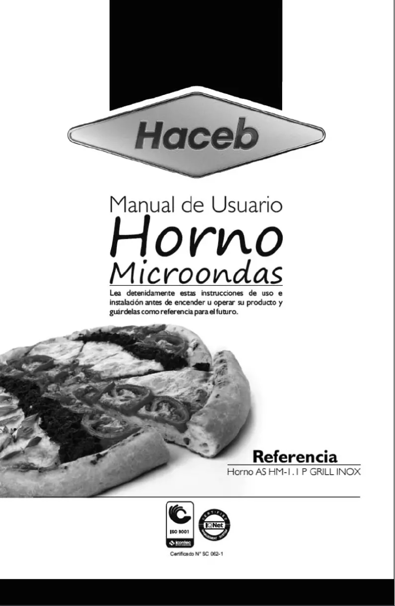 Page n°1 - Manuel utilisateur Haceb Assento HM 1.1 P GRILL