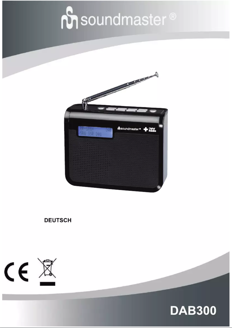 Image de la première page du manuel de l'appareil DAB300