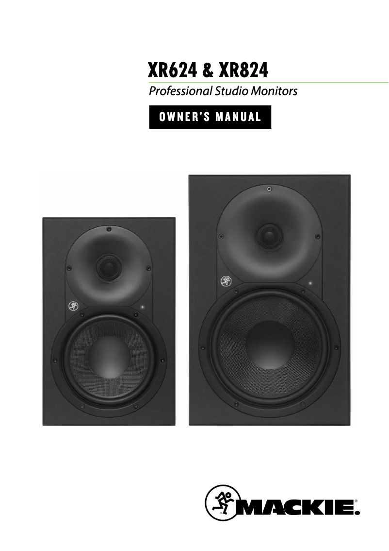 Page n°1 - Manuel utilisateur Mackie XR624