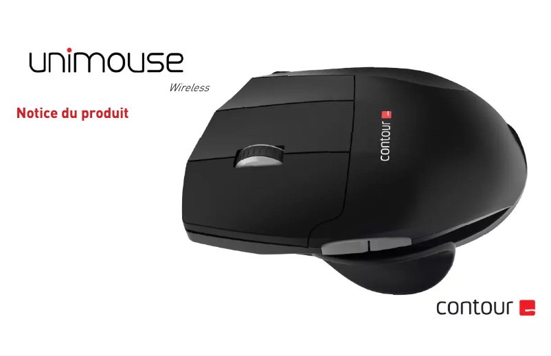 Image de la première page du manuel de l'appareil Wireless Contour Unimouse