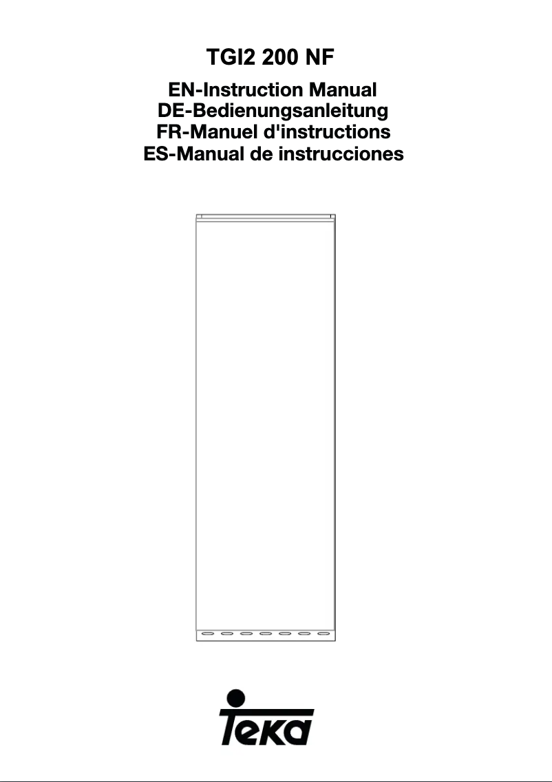Page 1 de la notice Mode d'emploi Teka TGI2 200 NF