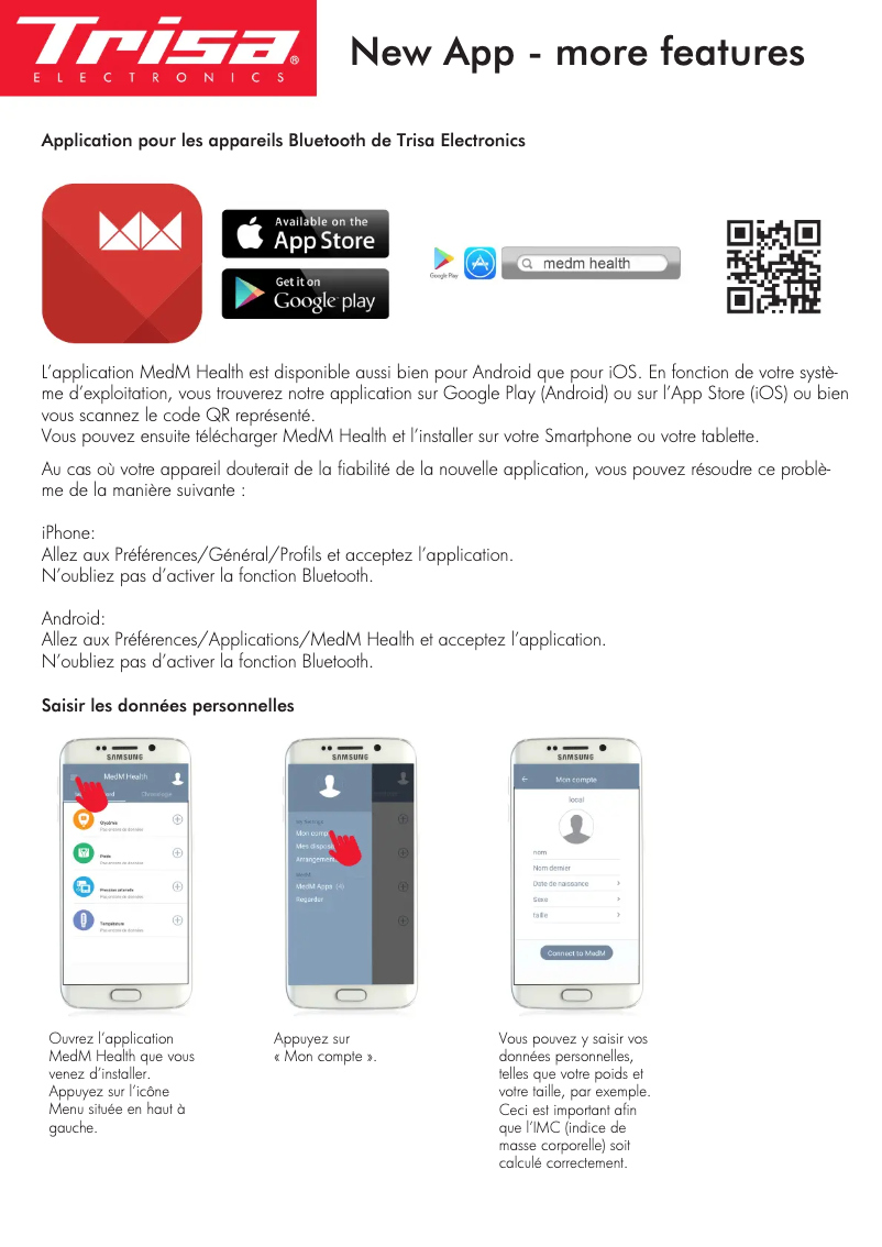 Page n°1 - Manuel utilisateur Trisa 3D Activity Tracker 1882.02