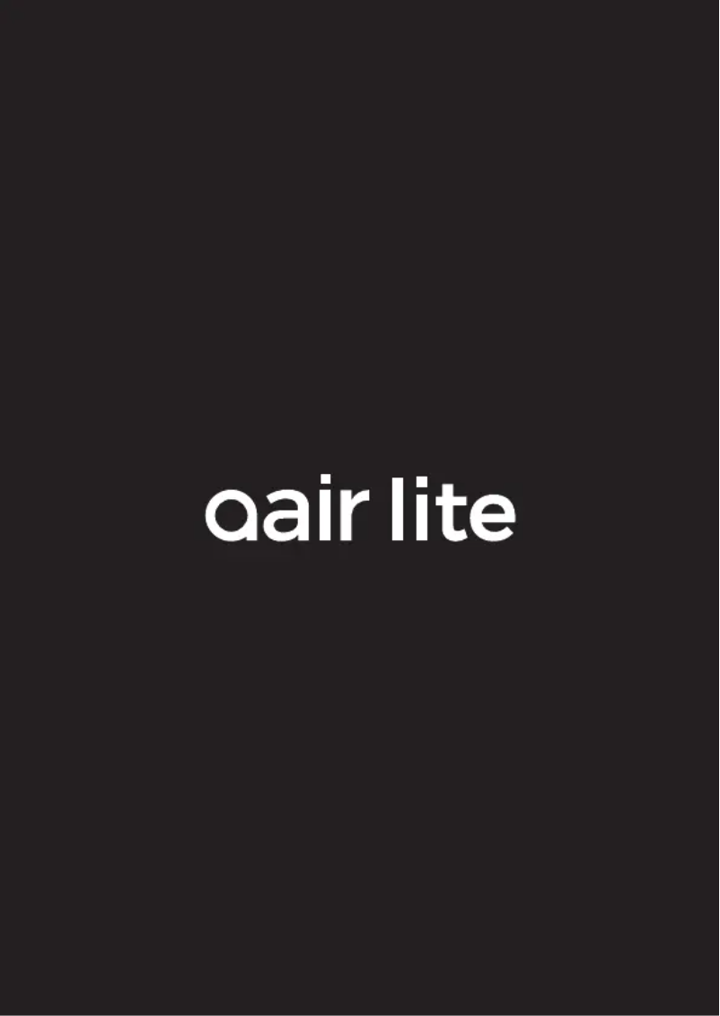 Image de la première page du manuel de l'appareil Oair Lite