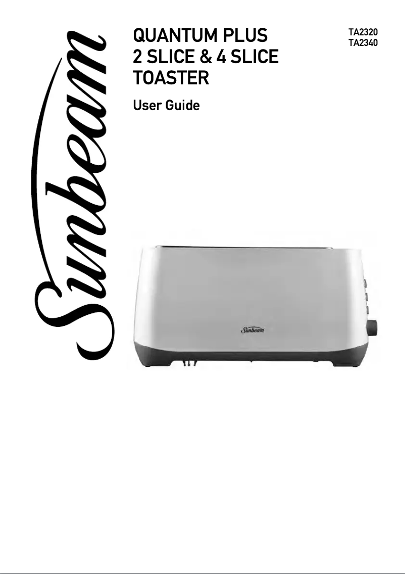 Image de la première page du manuel de l'appareil CitrusPress JEM1000SS