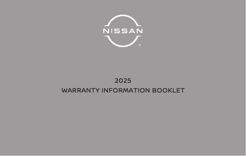 Image de la première page du manuel de l'appareil Kicks (2025)