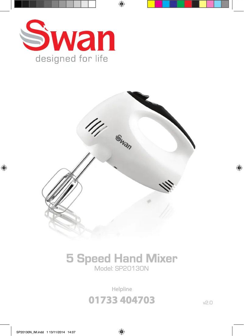 Page 1 de la notice Manuel utilisateur Swan SP20130N