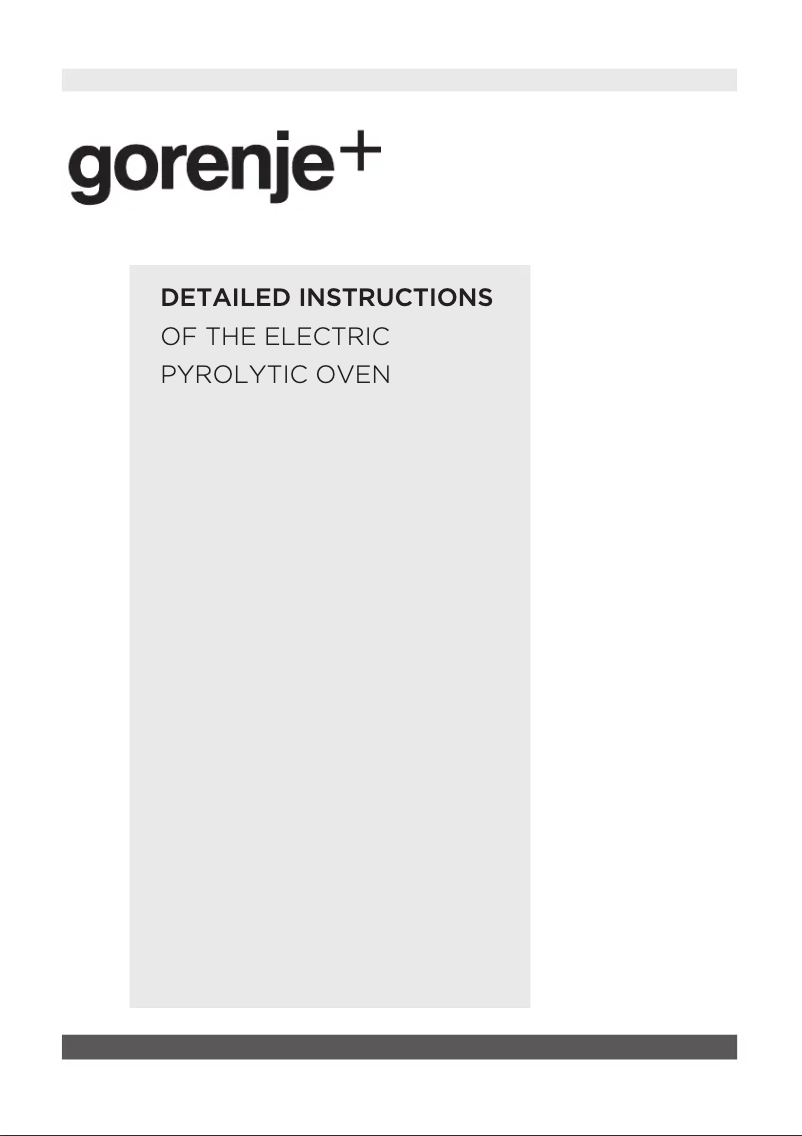 Página 1 del manual Ficha técnica Gorenje GP527X