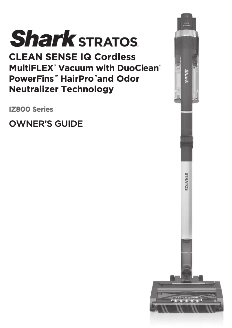 Image de la première page du manuel de l'appareil Stratos IZ862H