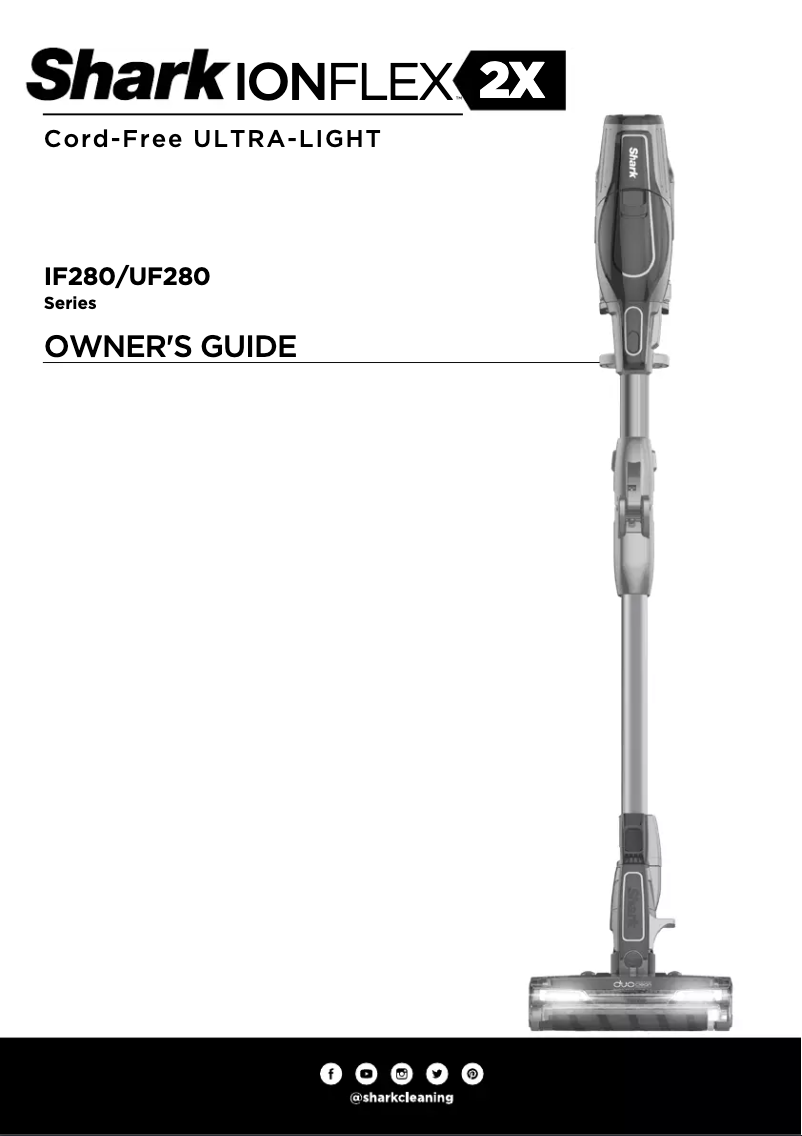 Image de la première page du manuel de l'appareil IONFlex UF280