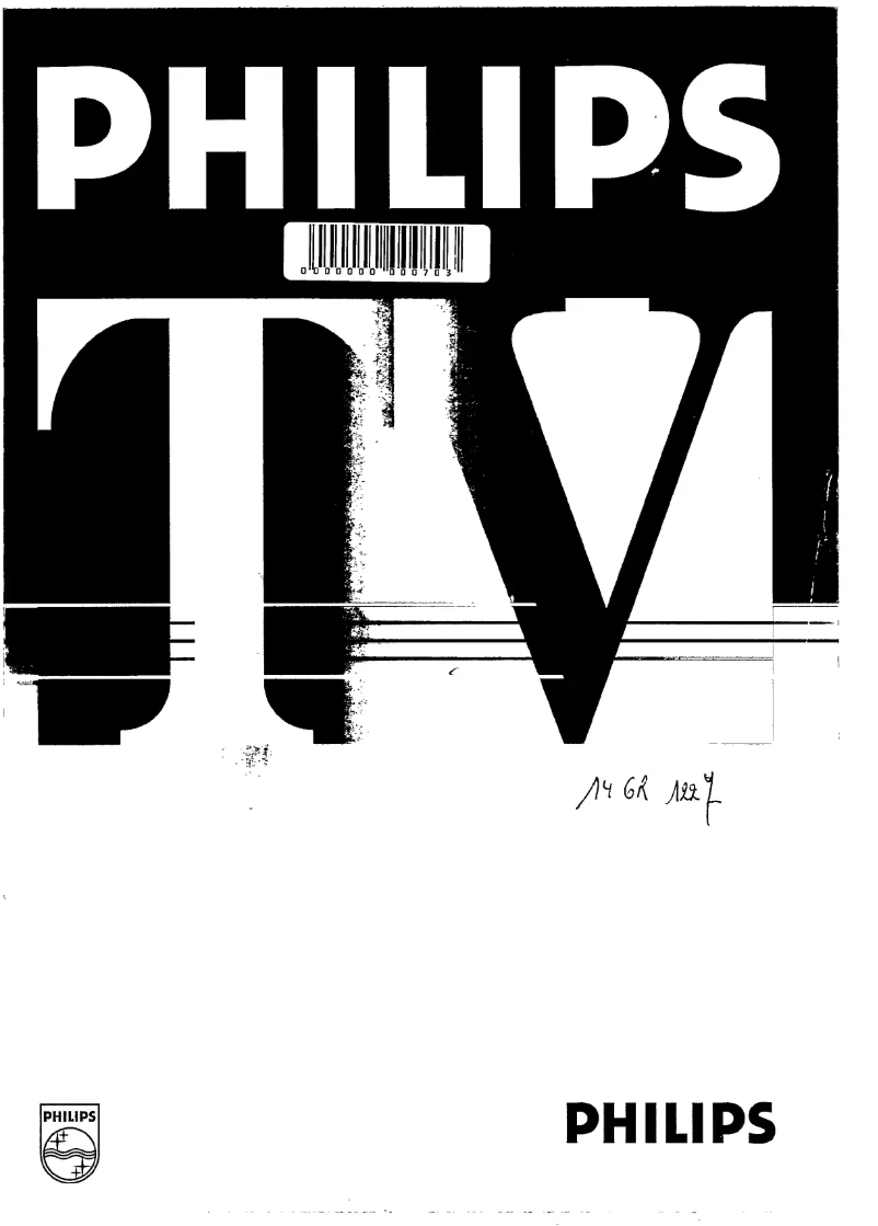Page 1 of the manual User Manual Philips 14GR1227