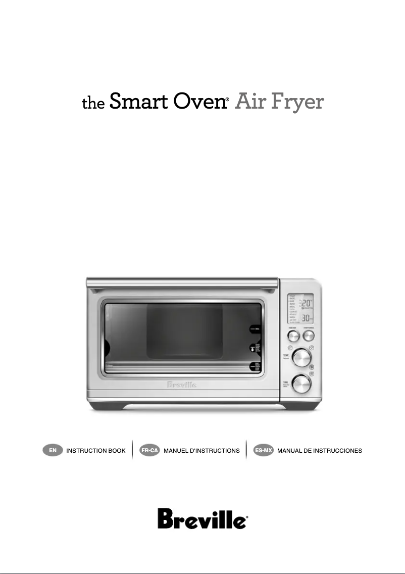 Image de la première page du manuel de l'appareil the Smart Oven Air Fry BOV860