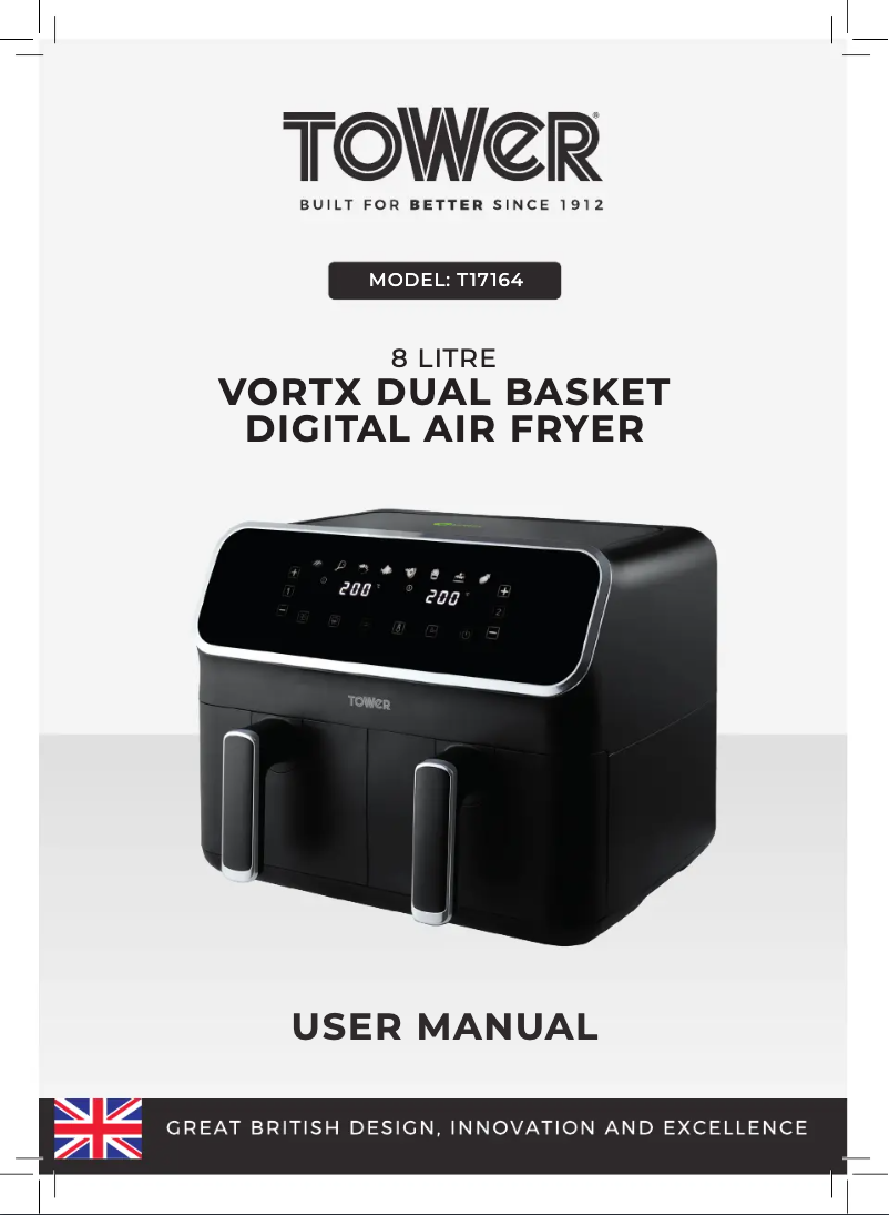 Page 1 de la notice Manuel utilisateur Tower Vortx T17164