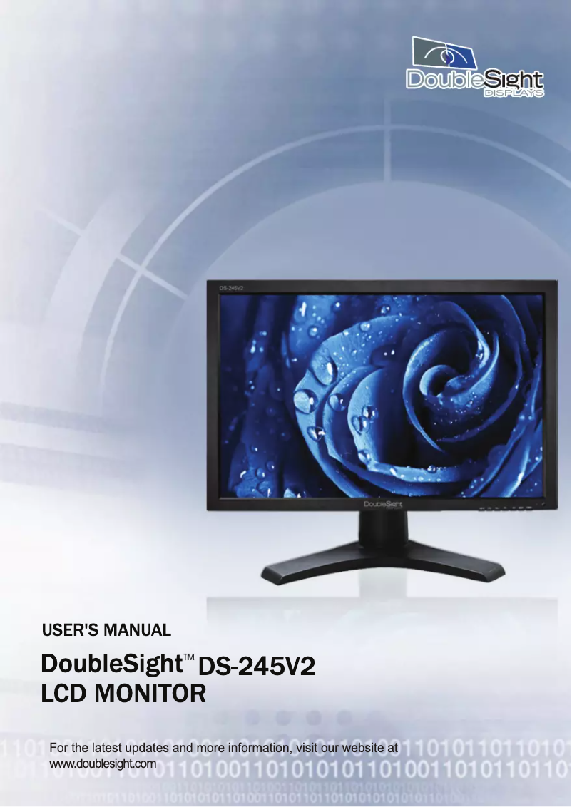 Page n°1 - Manuel utilisateur DoubleSight DS-245V2