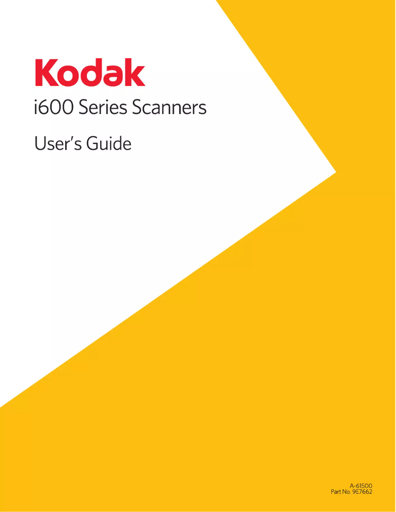 Page n°1 - Manuel utilisateur Kodak i660
