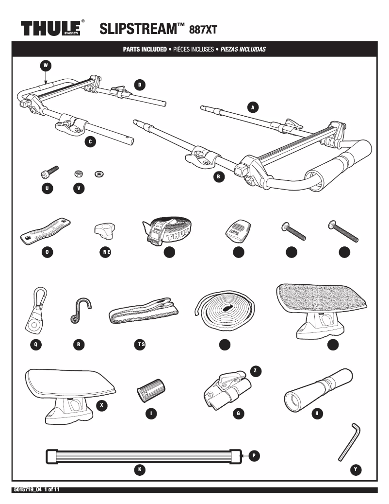 Image de la première page du manuel de l'appareil Slipstream 887XT