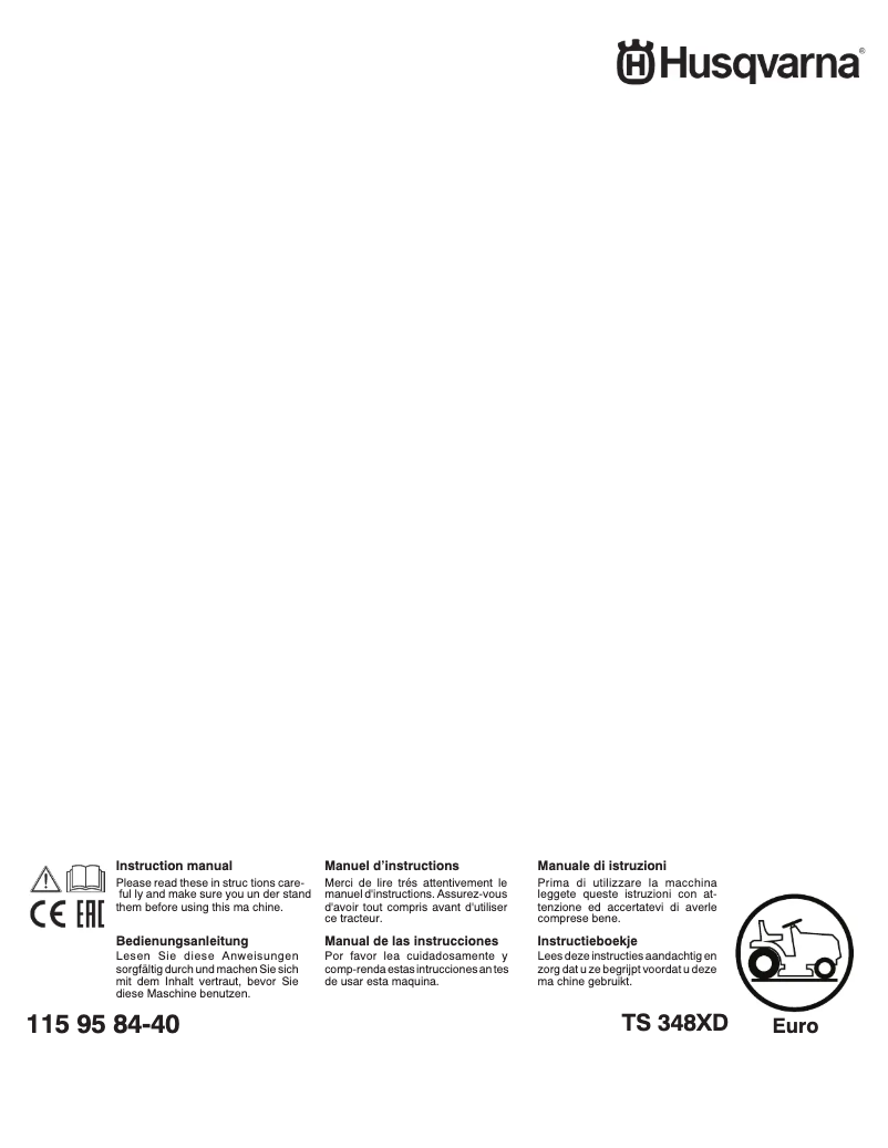 Image de la première page du manuel de l'appareil TS 348XD