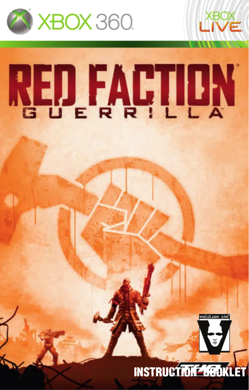 Page 1 de la notice Manuel utilisateur Microsoft Red Faction (Xbox 360)