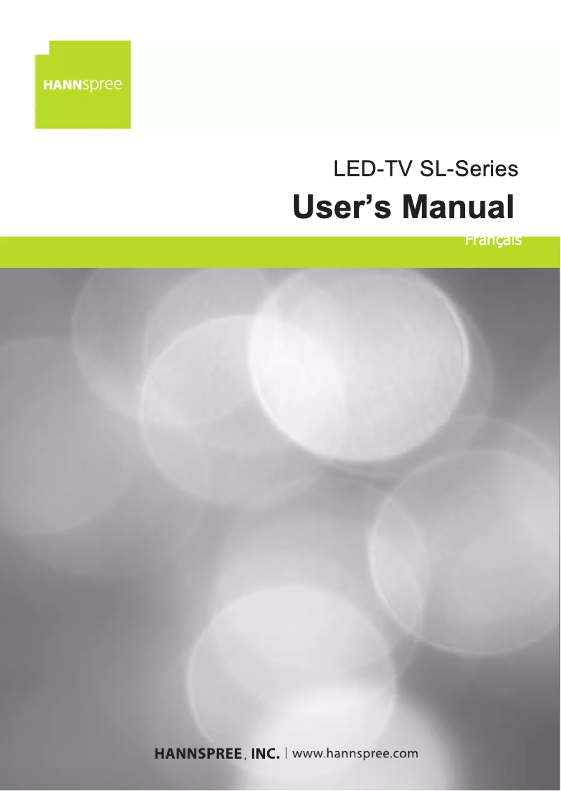 Page n°1 - Manuel utilisateur Hanns.G SL32UMNB