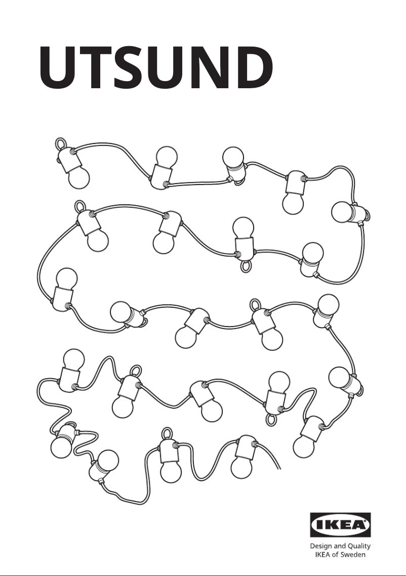 Image de la première page du manuel de l'appareil UTSUND 005.483.68