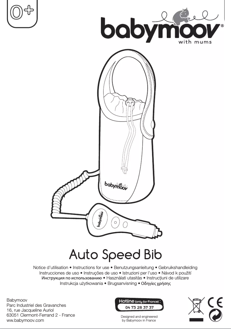Page n°1 - Manuel utilisateur Babymoov Auto Speed Bib
