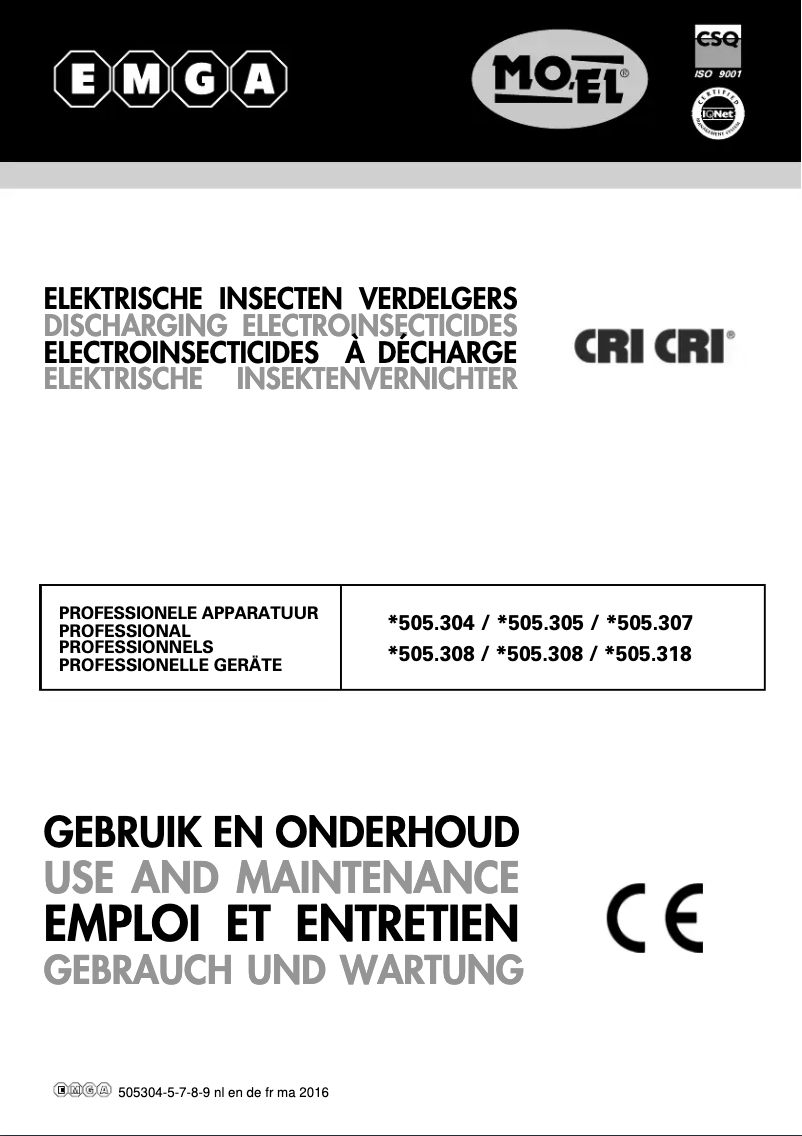 Página 1 del manual Manual de usuario MO-EL Cri-Cri 505304