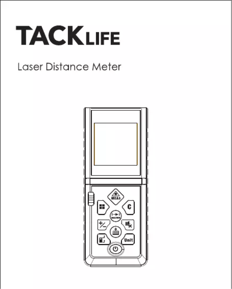 Page 1 de la notice Manuel utilisateur Tacklife LDM08