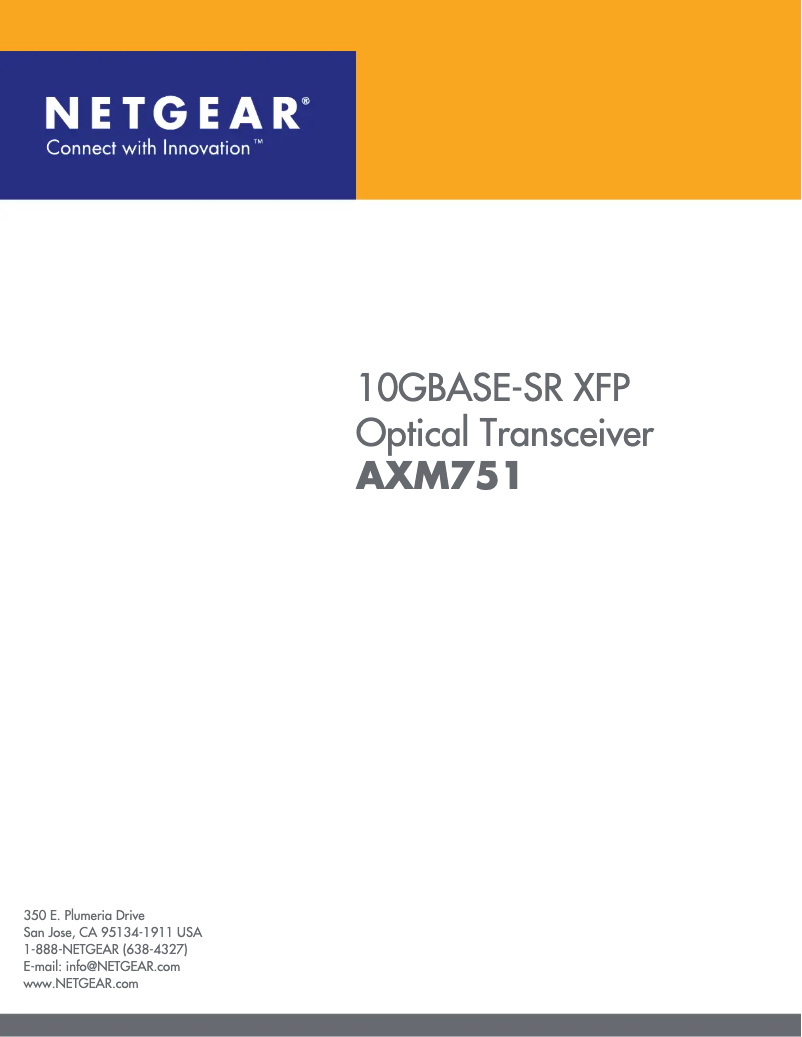 Page n°1 - Fiche technique Netgear AXM751