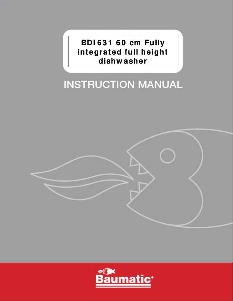 Page n°1 - Manuel utilisateur Baumatic BDI631