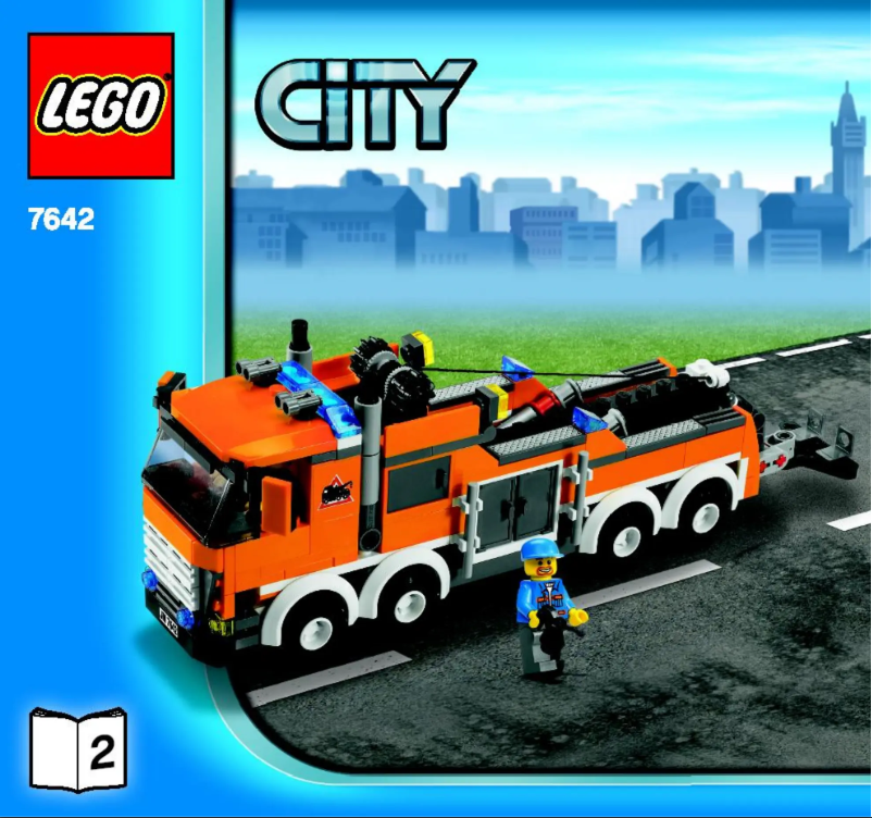 Page n°1 - Consignes visuelles Lego City 7642