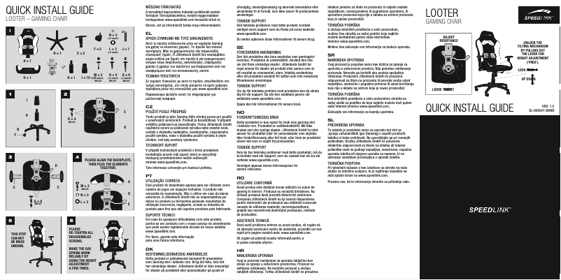 Page 1 de la notice Manuel utilisateur Speed-Link Looter SL-660001-BKWE