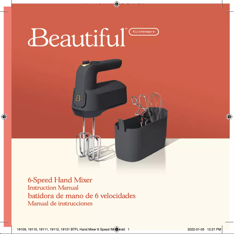 Image de la première page du manuel de l'appareil 6 Speed with Storage Case