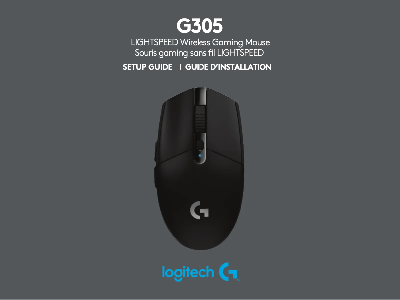 Page 1 de la notice Guide de démarrage rapide Logitech G305