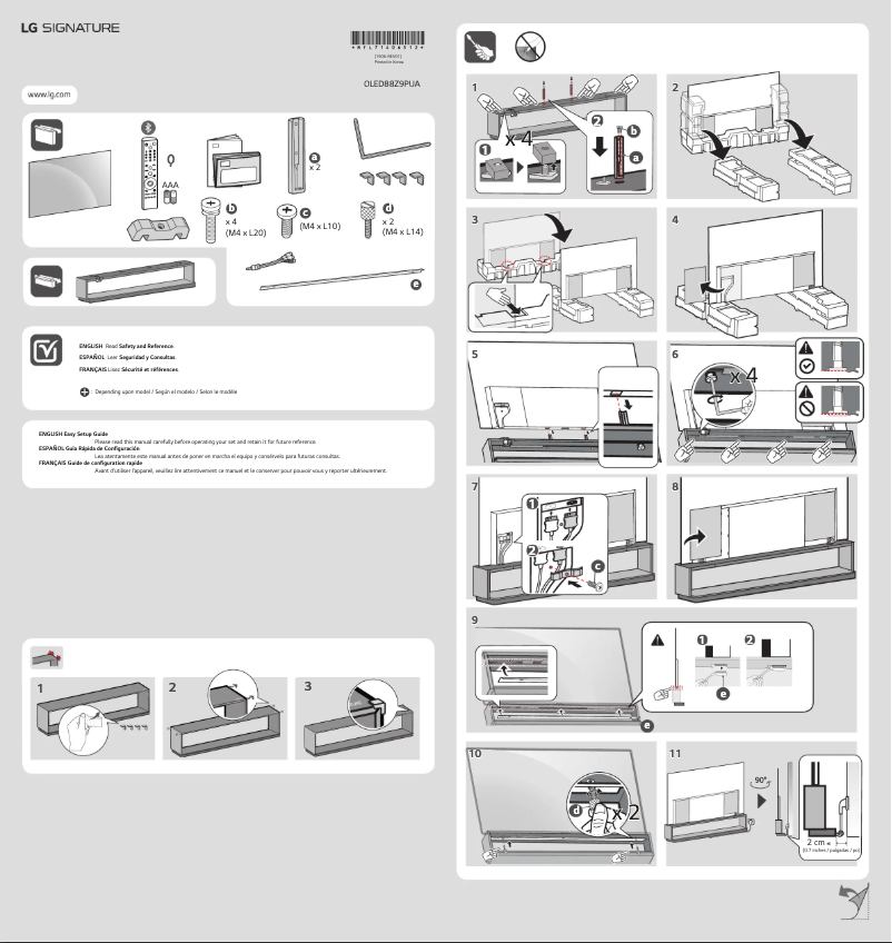 Página 1 del manual Manual de usuario LG OLED88Z9PUA
