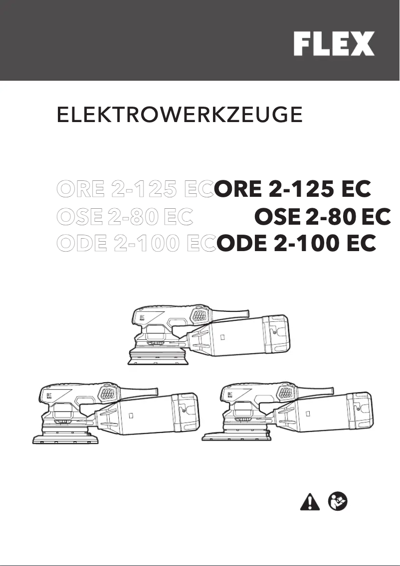 Image de la première page du manuel de l'appareil ODE 2-100 EC