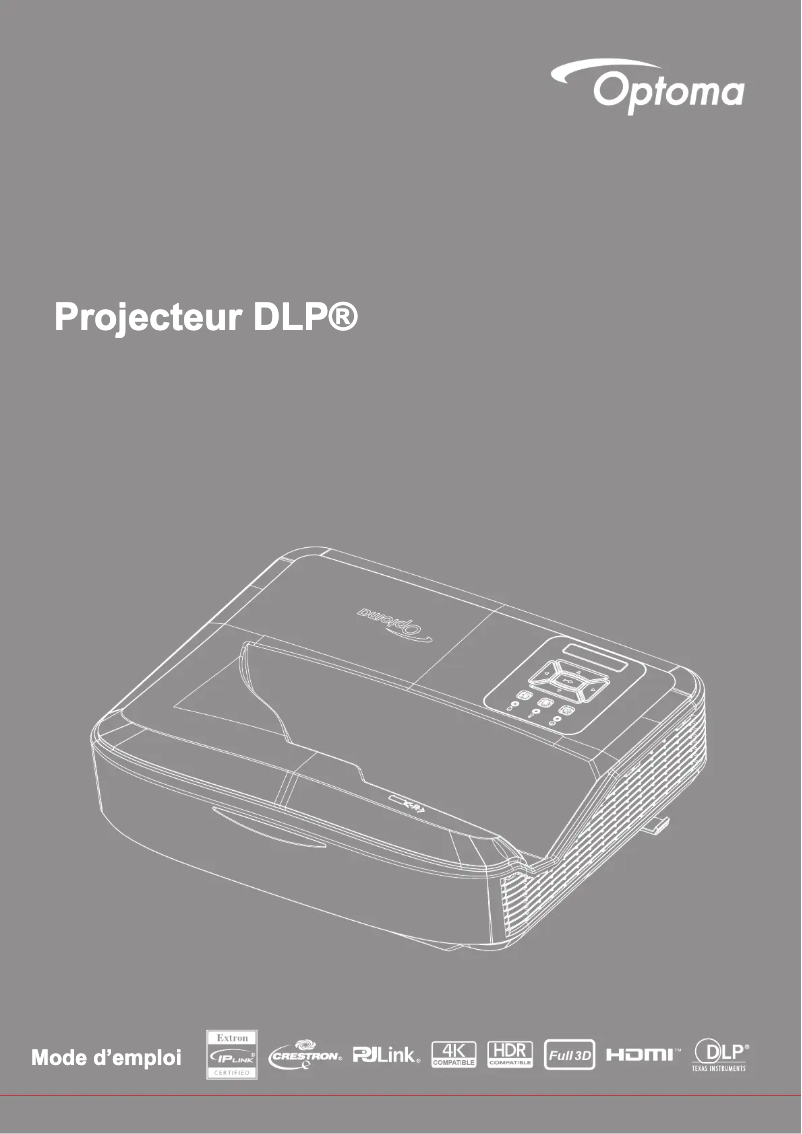 Image de la première page du manuel de l'appareil ZU500USTe