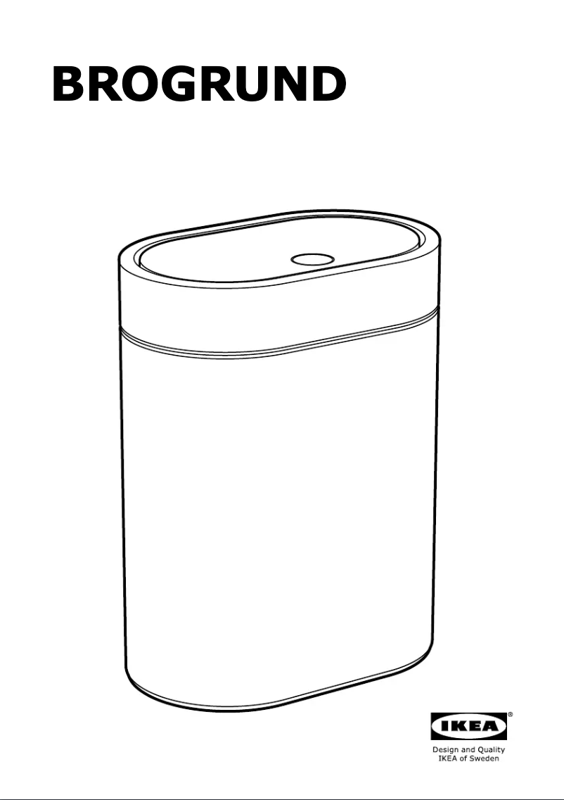 Page 1 de la notice Manuel utilisateur Ikea BROGRUND 704.333.64