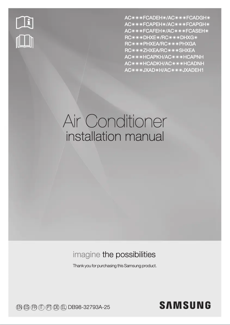 Página 1 del manual Manual de usuario Samsung RC140DHXEB