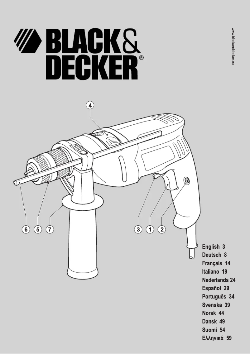 Page 1 de la notice Manuel utilisateur Black & Decker CD51