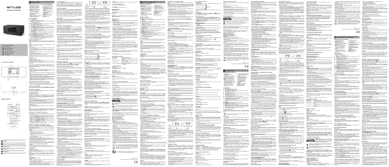 Page 1 de la notice Manuel utilisateur Muse M-695 DBTW