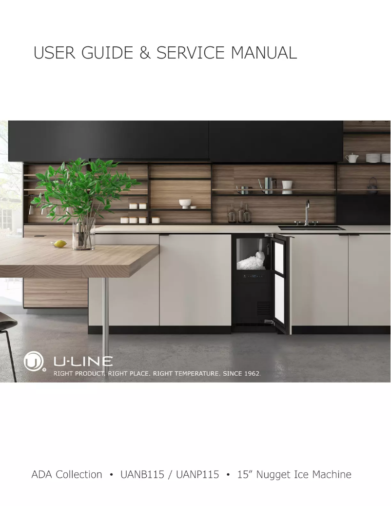 Image de la première page du manuel de l'appareil UANP115