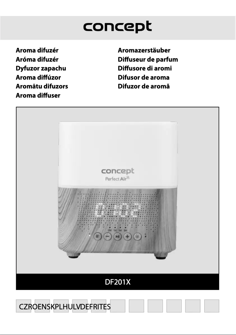 Image de la première page du manuel de l'appareil Perfect Air DF2010