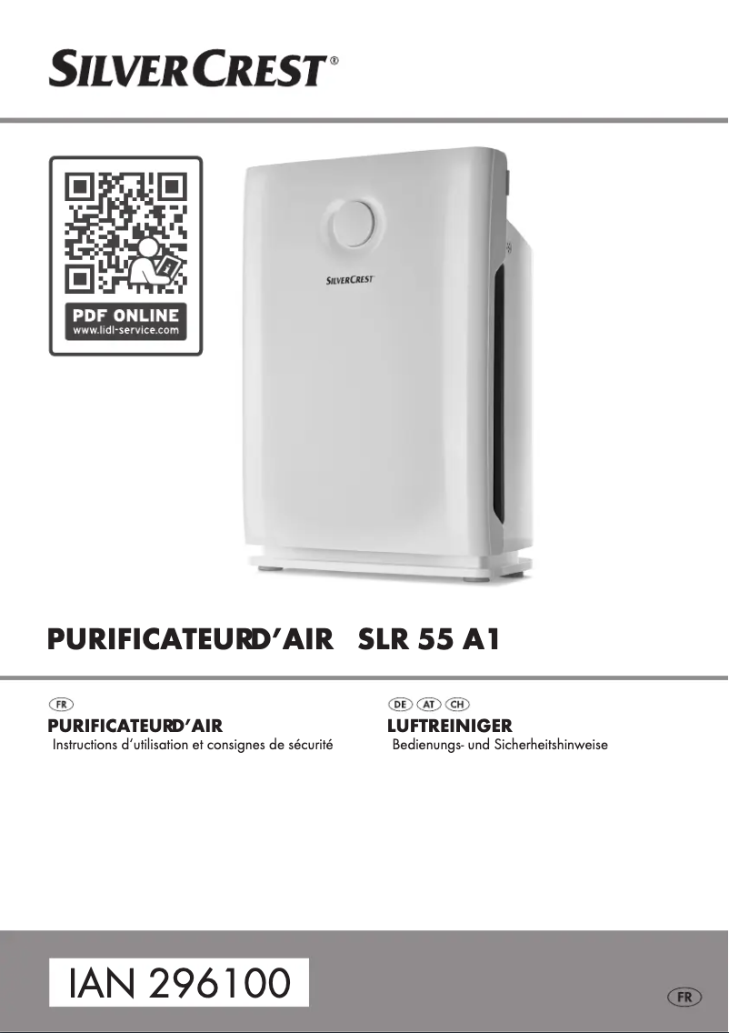 Page 1 de la notice Manuel utilisateur SilverCrest SLR 55 A1