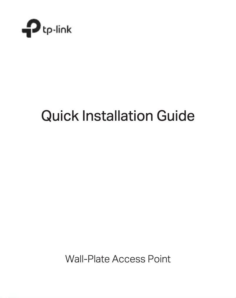 Page 1 de la notice Guide d'installation TP-Link Omada EAP650