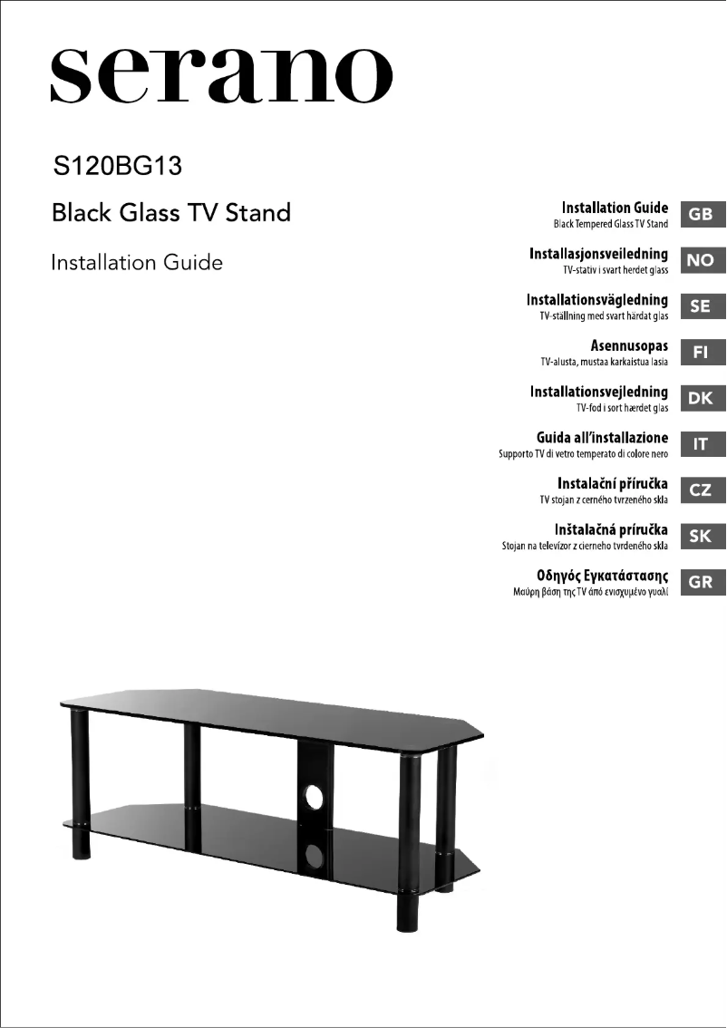 Image de la première page du manuel de l'appareil S120BG13