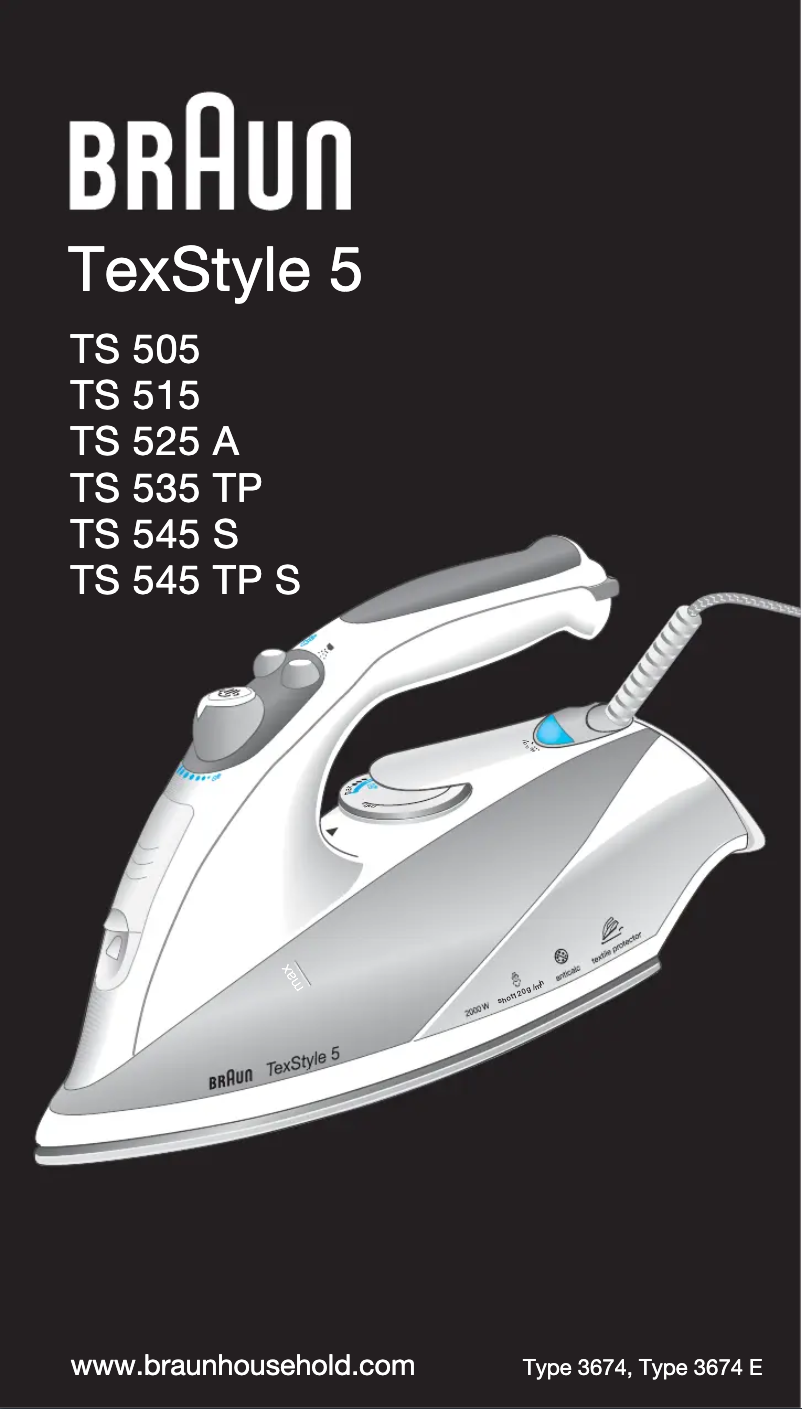Página 1 del manual Manual de usuario Braun TexStyle 5 TS 545 TPS