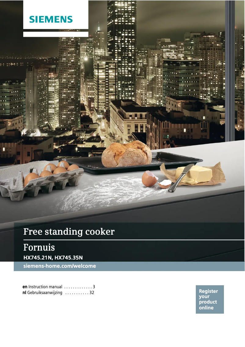 Page n°1 - Manuel utilisateur Siemens HX745235
