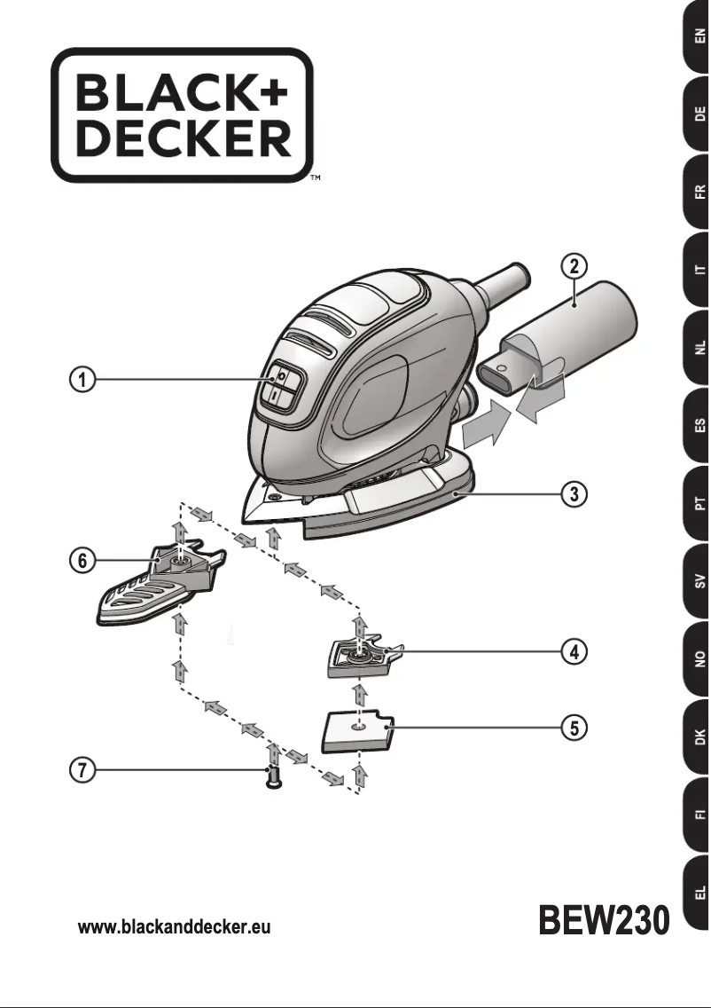 Image de la première page du manuel de l'appareil BEW230